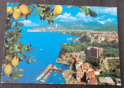 PENISOLA SORRENTINA, SORRENTO, Italia, Panorama +postimerkki