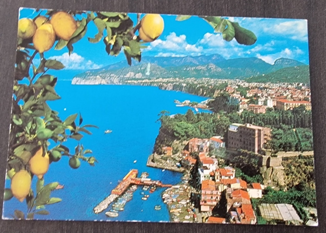 PENISOLA SORRENTINA, SORRENTO, Italia, Panorama +postimerkki