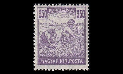 Unkari 351 ** Viikatemies 350 Kr (1921)