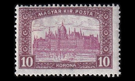 Unkari 207 * Parlamenttirakennus 10 Kr (1916)