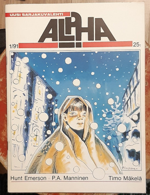 Alpha-sarjakuvalehti 1/1991 (KUIN UUSI)