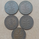 Saksa 2 pfennig kolikkosetti, 5kpl - pikkukuva 5