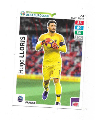 2020 Panini  Road to UEFA EURO 2020 #73 Hugo Lloris , Ranska