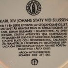 Joululautanen Nr 7 1979 Gustavsberg Karl Johans staty vid.. - pikkukuva 4