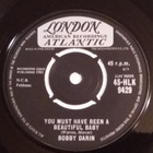 7" BOBBY DARIN - Sorrow Tomorrow - single 1961 rockabilly EX - pikkukuva 1