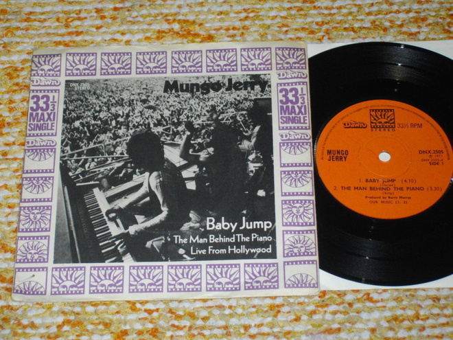 7" MUNGO JERRY - Baby Jump - EP single 1971 beat pop rock EX