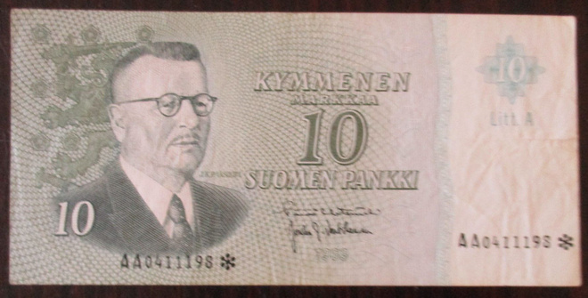 10 MK 1963 TÄHTI AA SARJAA (K12-S78)