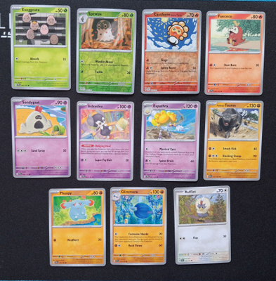 Pokemon kortit 11kpl (#67 Surging Sparks)