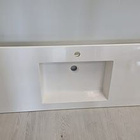 Valkoinen kylpyhuoneen tasoallas 1235 mm - pikkukuva 1