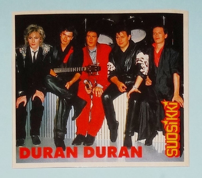 Suosikki-lehden tarra: Duran Duran