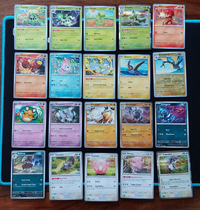 Pokemon kortit 20kpl (#106 Scarlet & Violet base set)
