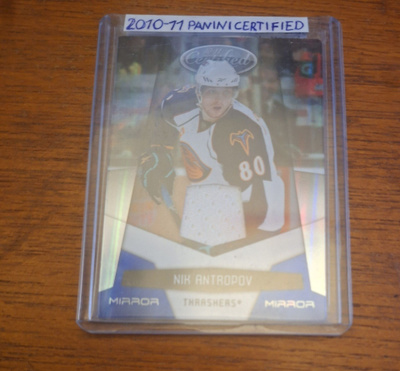 2010-11 Panini Certified -Mirror Blue Materials