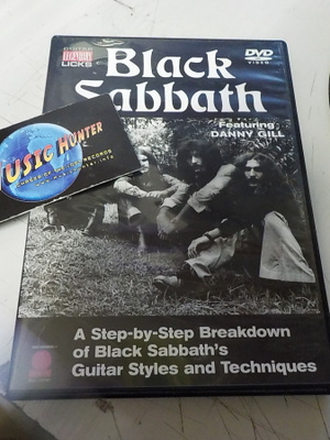 GUITAR LEGENDARY LICKS - BLACK SABBATH UUSI DVD