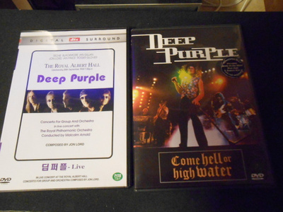 DVD  DEEP PURPLE: Come hell..+ DVD DEEP PURPLE:  LIVE
