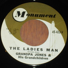 7" GRANDPA JONES - Ladies man - single USA bluegrass EX- - pikkukuva 2
