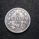 2 markkaa 1872 - hopeaa - pikkukuva 1