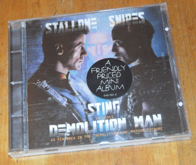 Musiikkia elokuvasta Demolition man *CD*