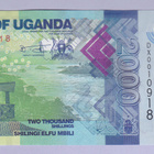 Uganda 2000 Shillings v.2022 UNC P-50 - pikkukuva 1