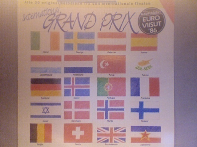 EUROVIISUT '86 :: GRAND  PRIX :: ORIGINAL  VINYYLI  LP