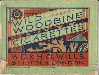 WILD WOODBINE CIGARETTES W.D. JA H.O.WILLS BRISTOLAND  (AB2)