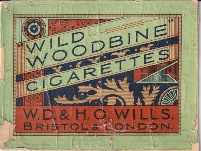 WILD WOODBINE CIGARETTES W.D. JA H.O.WILLS BRISTOLAND  (AB2)