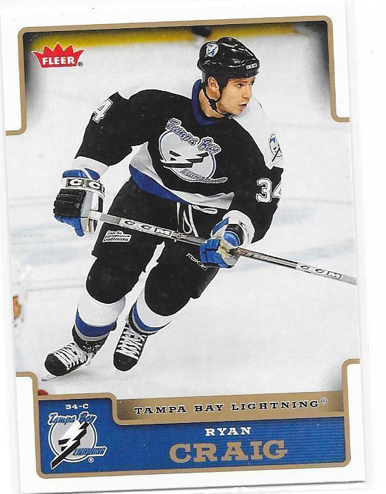 2006-07 Fleer #177 Ryan Craig Tampa Bay Lightning