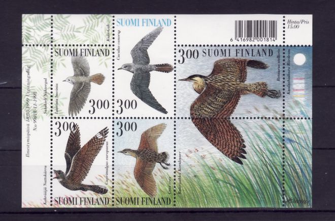 Suomi v 1999, SUVIYÖN LINTUJA, postituore blokki