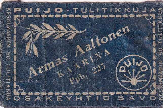Kaarina, Armas Aaltonen, Puijo   s37