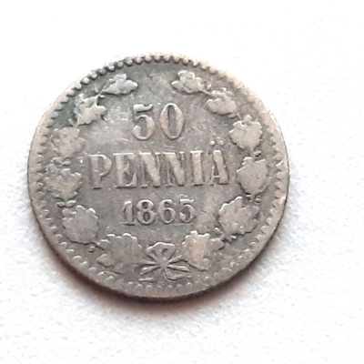 50 penniä 1865
