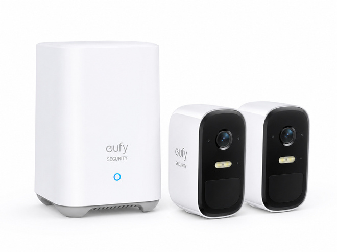 EufyCam 2C + HomeBase 2 langaton turvakamera 2 kameran setti
