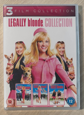 Blondin kosto -trilogia (3DVD) Reese Witherspoon (UUSI)
