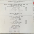 Shostakovich, Prokofiev - Masur Edition cd - pikkukuva 2