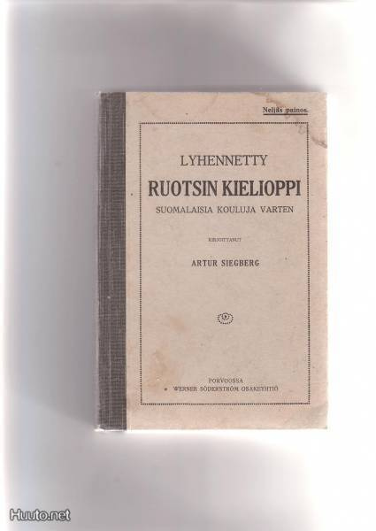 Lyhennetty Ruotsin kielioppi, Suomal.koul.varten, 1913.