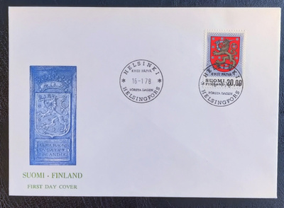 1978 FDC Leijona 20 mk