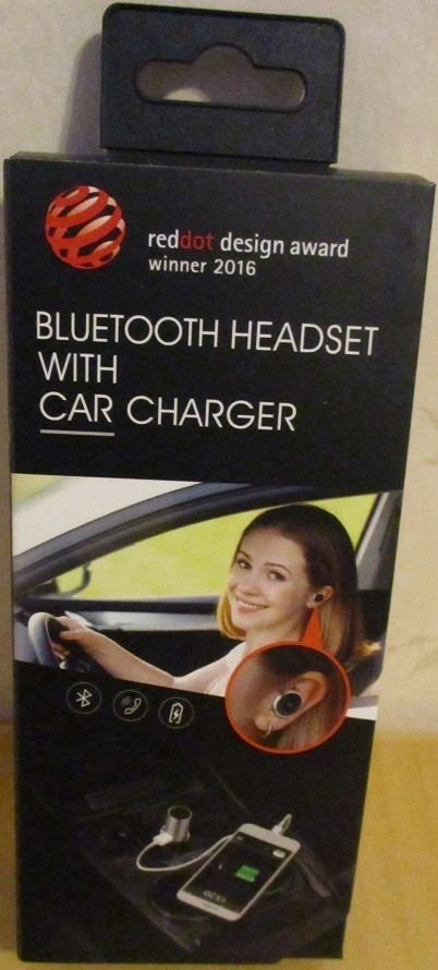 Bluetooth Handfree Headset with Car Phone Charger RMS8