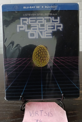 Ready player one blu-ray 3D ja blu-ray steelbook (uusi)