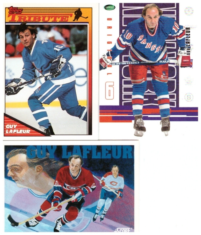 3 x Legenda GUY LAFLEUR Nordiques, Rangers