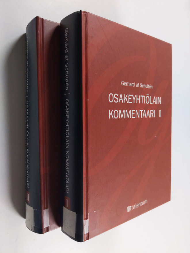 Gerhard af Schulten : Osakeyhtiölain kommentaari I -II