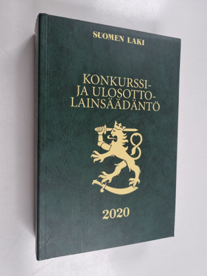 Konkurssi- ja ulosottolainsäädäntö 2020
