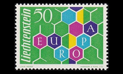 Liechtenstein 398 ** Europa (1960)