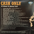 Various - Cash Only (A Tribute To Johnny Cash) CD Promo - pikkukuva 2