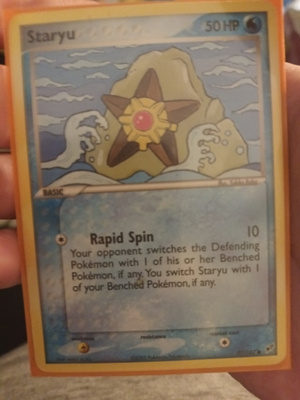 Staryu #77 Pokemon Ex Deoxys card