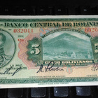 Bolivia 5 bolivianos 1928 P120 UNC- - pikkukuva 1