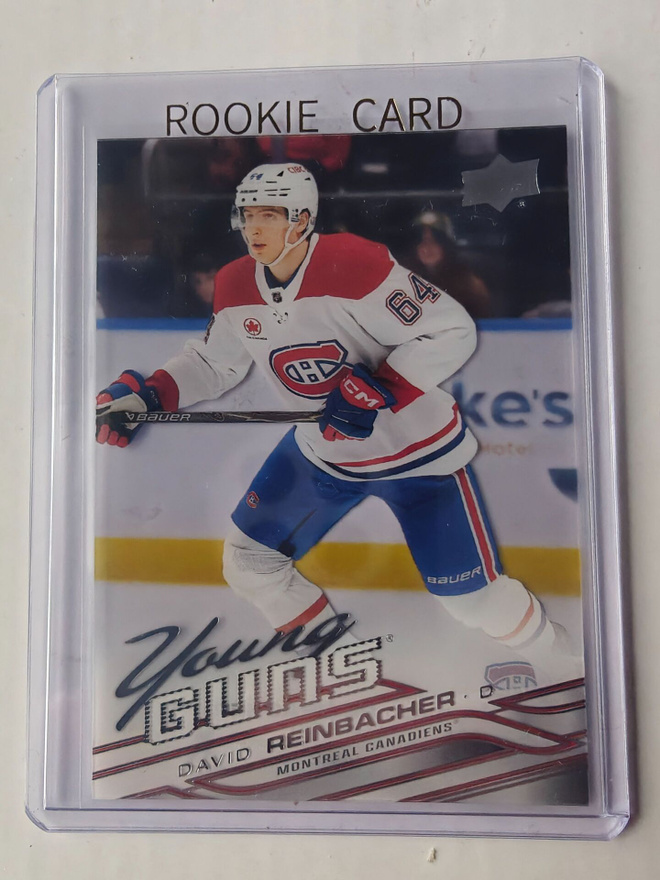 David Reinbacher 2026-27 UD Series 1 Young Guns Clear Cut