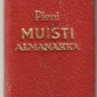 Pieni Muistialmanakka 1952 - pikkukuva 1