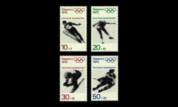 Saksa 684-7 ** Sapporon talviolympialaiset (1971)