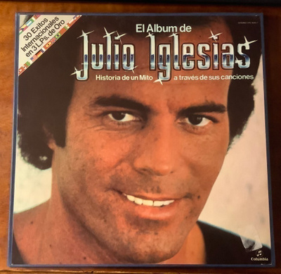 JULIO IGLESIAS, kolmen vinyylin boxi