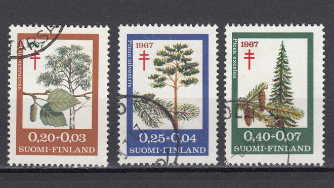 1967 Lape 623 - 625 Tuberkuloosi