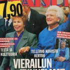 Me Naiset n:o 38 1990 Barbara & Raisa & Tellervo. Lailan Ko - pikkukuva 1