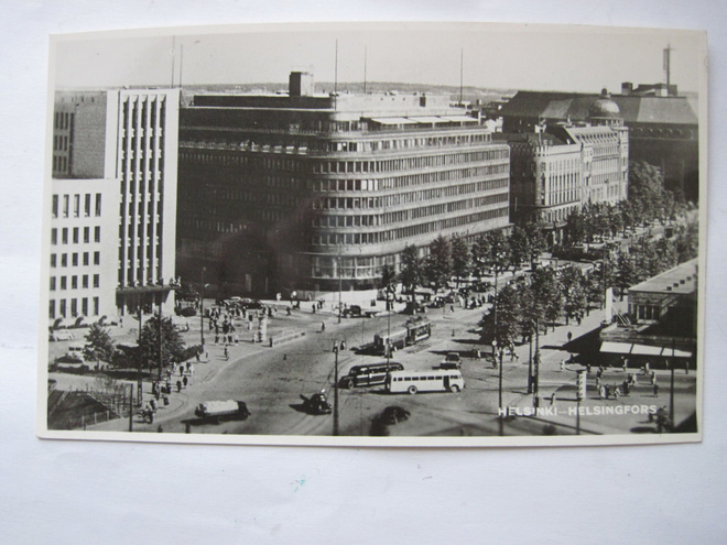 VANHA Postikortin Alkup.Mallikappale Helsinki 1950-luku